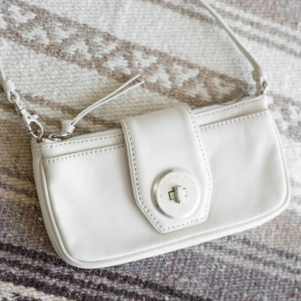 Michael Kors White Shoulder Bag